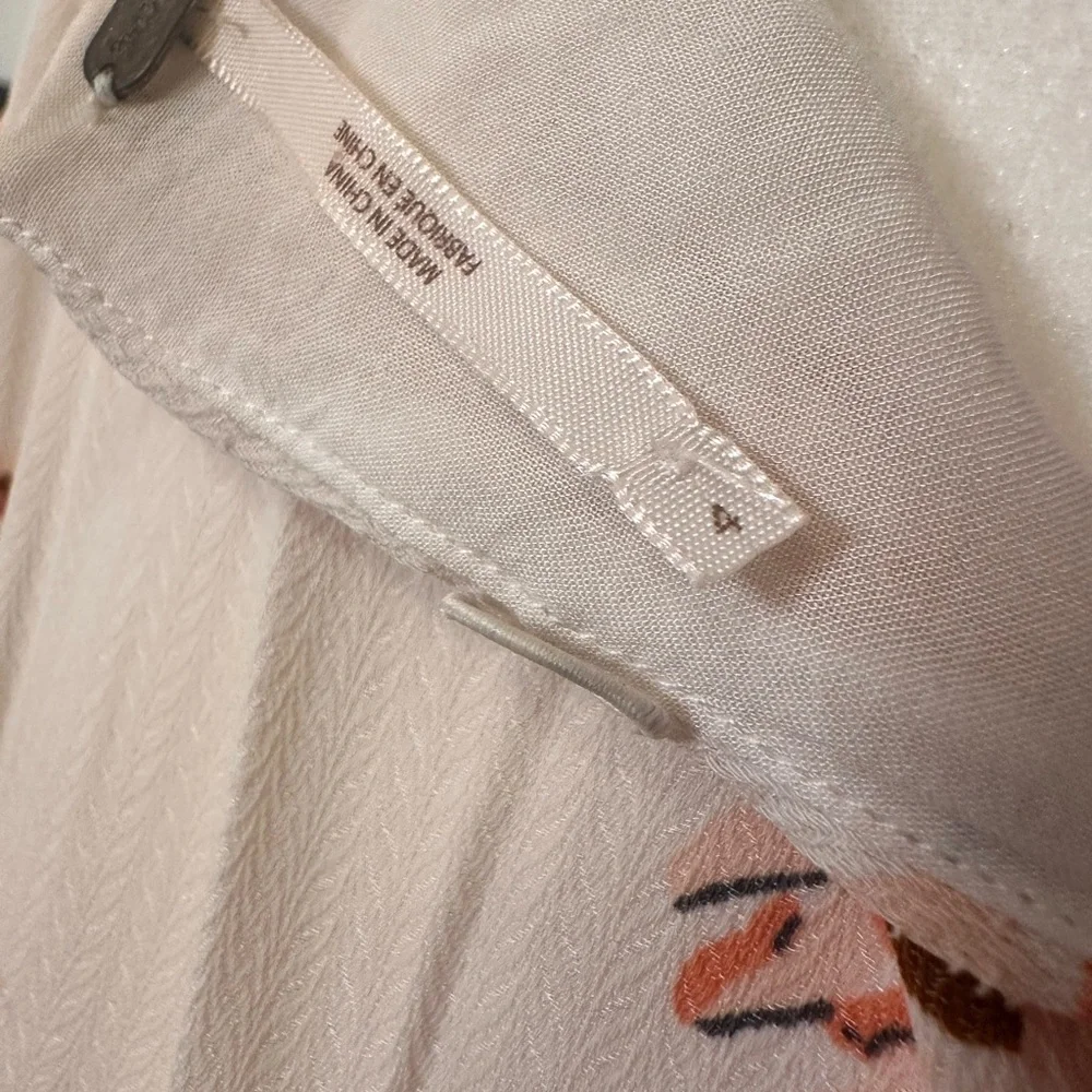 Free People Floral Maxi Dress - White and Pink - Picture 5 of 5